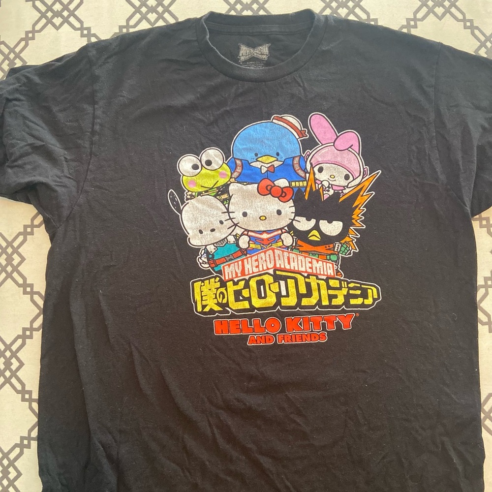 Hello Kitty and Friends Black T-Shirt Large